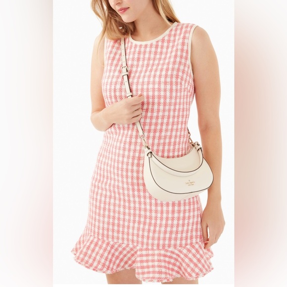 Kate Spade Lilac Moon Staci Crossbody Saffiano Leather Shoulder Bag Purple - Picture 9 of 9